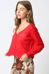Women's Sheer Lightweight Cardigan