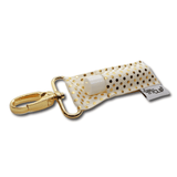 Lip Balm Holder - Gold Dot Ivory LippyClip® Lip Balm Holder LippyClip Lip Balm Holder