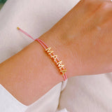 Satin String Mama Bracelet