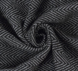 Fabstyles - Fabstyles Herringbone Stripe Cotton Throw Blanket Fringes Fabstyles