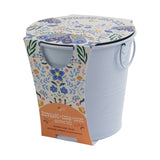 Painted Flower Grow Pail – Forget-Me-Not Indoor Garden Gift