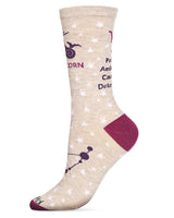 - Capricorn Zodiac Sign Crew Sock: 9-11 / Hemp Heather - Kindred & Crew