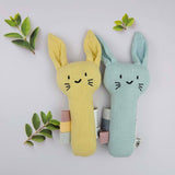 Summerville organic - Organic Soft Rattle Rabbit Ice Blue Summerville organic