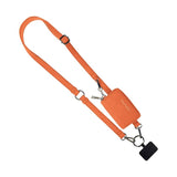 Save The Girls - Clip & Go Brushed Vegan Leather Phone Lanyard - RFID Pouch Save The Girls