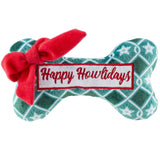 Haute Diggity Dog - Happy Howlidays Bone - Stocking Stuffer Christmas Dog Toy Haute Diggity Dog