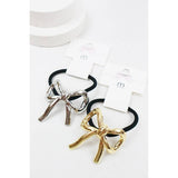 Metal Bow Ponytail Holder Love and Repeat
