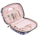 Jewelry Accesories Storage Organizer Case Bag Women: Dark Flower wandf