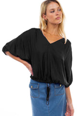 Women's Open-Back Blouse
