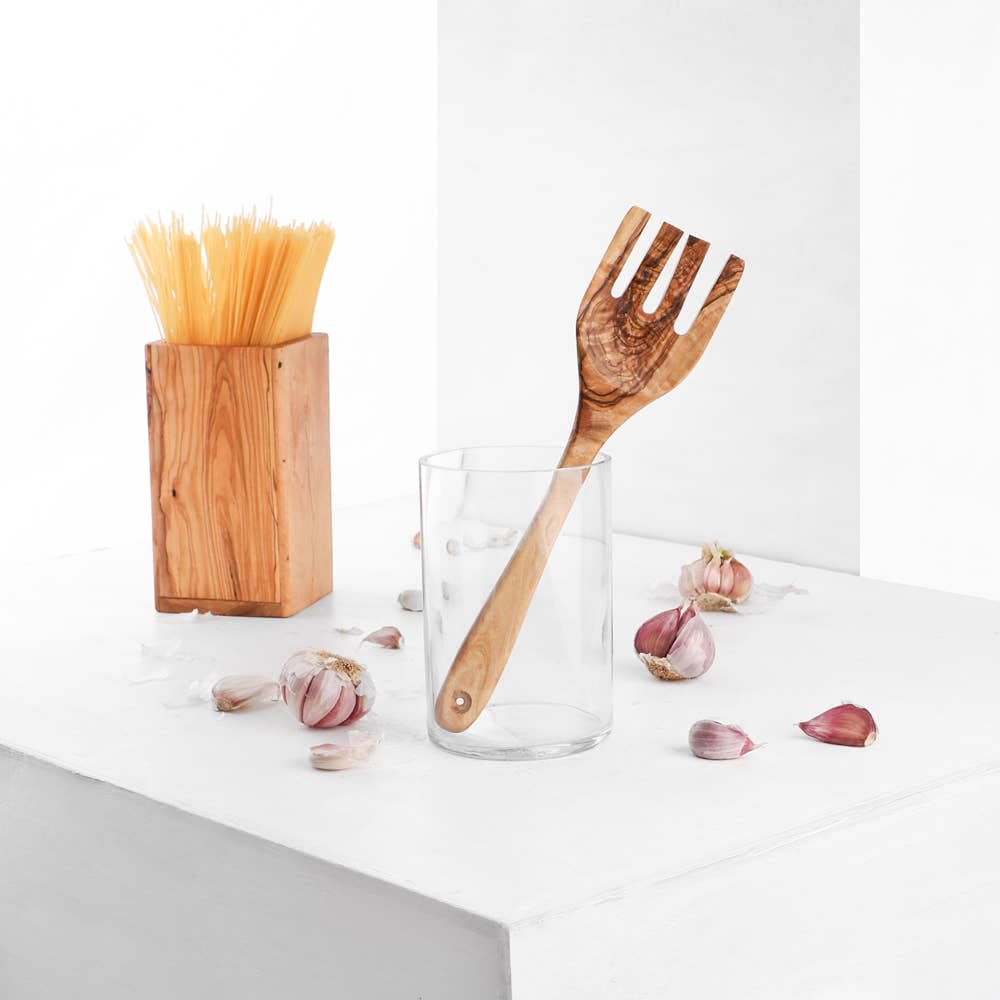 Handcrafted Olivewood - Handmade Olive Wood Long Fork Handcrafted Olivewood