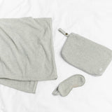 zestt organics - Organic Cotton Travel Set - Light Gray zestt organics