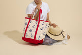 Nautical Canvas Boat & Tote Bag – Large