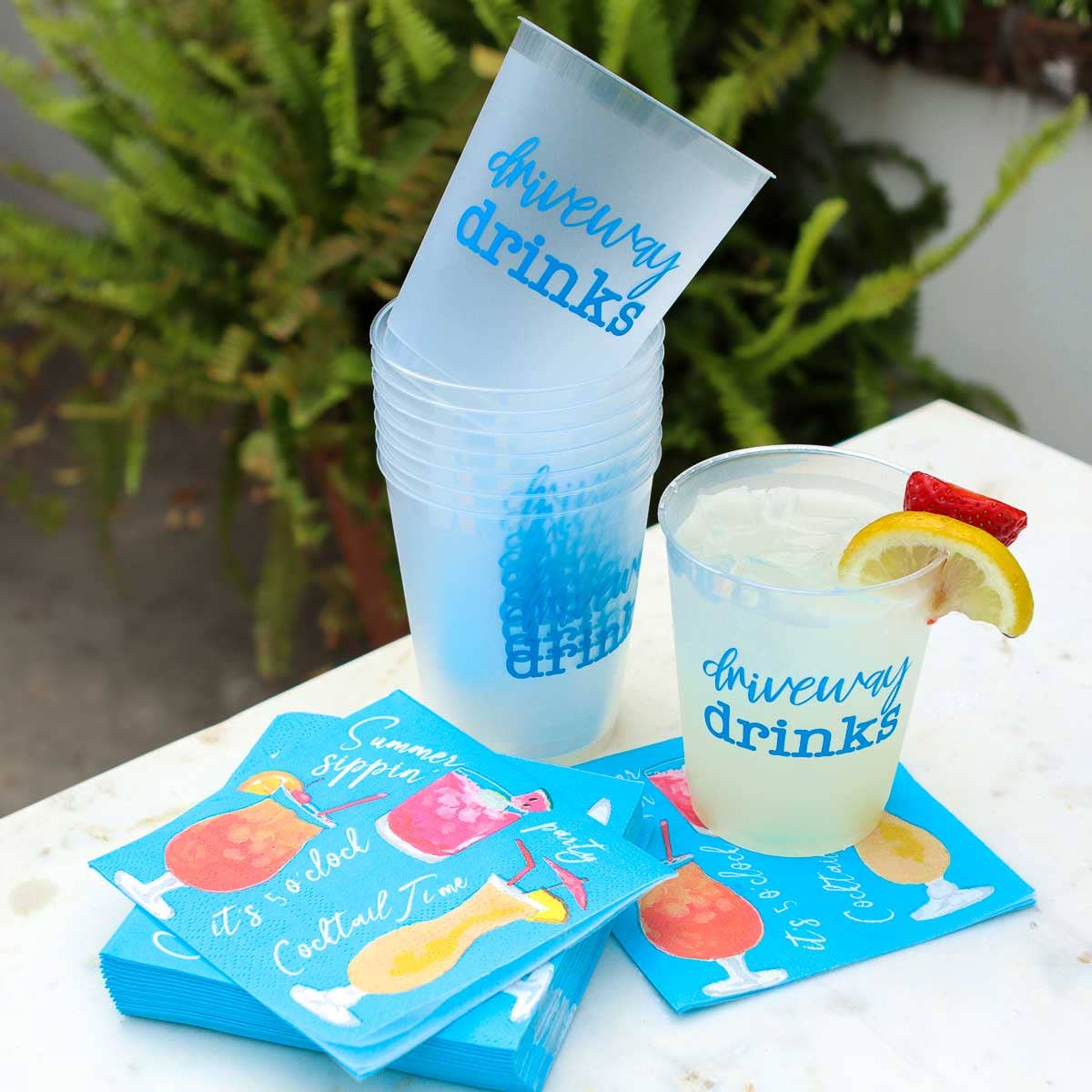 The Royal Standard - 5 O'Clock Cocktail Napkins Multi 5x5 The Royal Standard