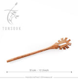Handcrafted Olivewood - Olive Wood Spaghetti Spoon, Handmade Handcrafted Olivewood