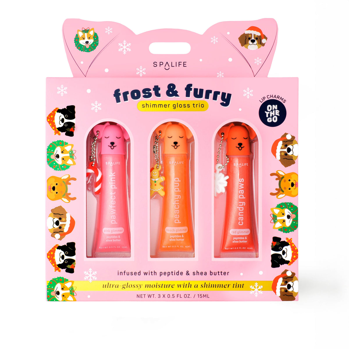 My Spa Life - Christmas Holiday Frost & Furry Shimmer Gloss Trio My Spa Life