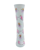 Womens Skiing Paradise Crew Socks Infinity Classics International Inc.