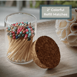 2" Refill Matches - Colors of Your Choice + Striker Stickers Thankful Greetings