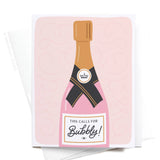 Onderkast Studio - This Calls For Bubbly Greeting Card Onderkast Studio