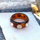 Resin Shell Tortoise Cuff