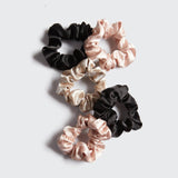 KITSCH - Satin Sleep Scrunchies 5pc - Assorted KITSCH