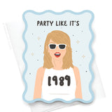 Onderkast Studio - Wavy Die Cut TS 1989 Notecard Onderkast Studio