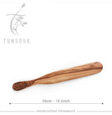 Handcrafted Olivewood - Olive Wood Spurtle, Handmade Handcrafted Olivewood