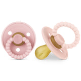 Bleu La La - Luladream Pacifier + Clip Collection - Natural Rubber Nipple Bleu La La
