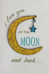 Moon and Back (Mini Quilled Card): Mini