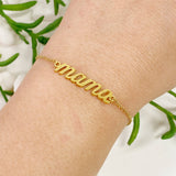 Mama Chain Sliding Bracelet | 18K Gold