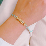 Satin String Mama Bracelet