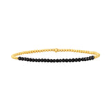 Gold 2MM Karen Lazar Design Beaded Bracelets Karen Lazar