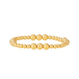 Gold Pattern Beaded Bracelets Karen Lazar