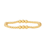 Gold Pattern Beaded Bracelets Karen Lazar