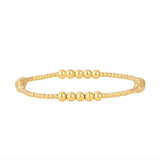 Gold Pattern Beaded Bracelets Karen Lazar