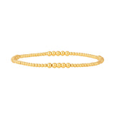 Gold Pattern Beaded Bracelets Karen Lazar