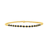 Gold 2MM Karen Lazar Design Beaded Bracelets Karen Lazar
