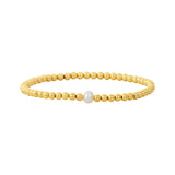 Gold 3MM Karen Lazar Design Beaded Bracelets Karen Lazar