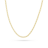Gold Signature Rolo 4.0mm 16" LOLA necklace LOLA