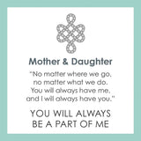Mother & Daughter Gold Alpine White Small Pendant