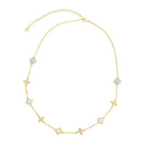 Mother of Pearl Mini Clover Necklace