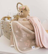 Burt's Bees Baby - Whimsical Floral Organic Knit Terry Towels Set of 2