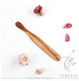 Handcrafted Olivewood - Olive Wood Spurtle, Handmade Handcrafted Olivewood