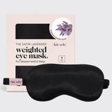KITSCH - The Lavender Weighted Satin Eye Mask KITSCH