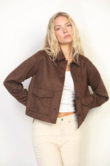 Women's Faux Suede Jacket