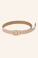 Anarchy Street - Leather Square Buckle Belt Anarchy Street