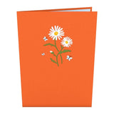Lovepop Cards - Daisies with Monarch Butterfly Pop-Up Card, Flower Lovepop Cards