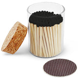 2" Matches in Cork Top Jar - Thankful Greetings