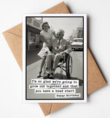 Katie Doodle | Vintage Greeting Cards, Unique Birthday Gifts - Funny Birthday Greeting Cards for Husband (Blank Inside) Katie Doodle | Vintage Greeting Cards, Unique Birthday Gifts
