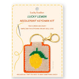 Needlepoint Keychain Kit - Lemon