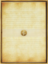 Peter Pauper Press - Vintage Parchment Lined Stationery Peter Pauper Press