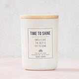 Tate + Zoey - Time to Shine Candle Soy Wax Scented Tate + Zoey